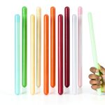 Piaxle Large Glow Sticks 14 Inch Long Lasting Glow-0