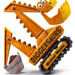 Diggersaurs Book Preschool Kindergarten Dinosaur Counting-0