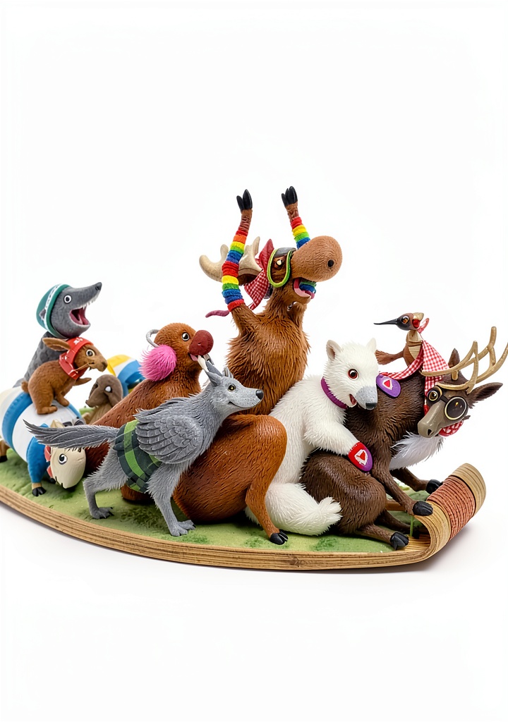 'Children reading the Union Square counting book with animal illustrations'
