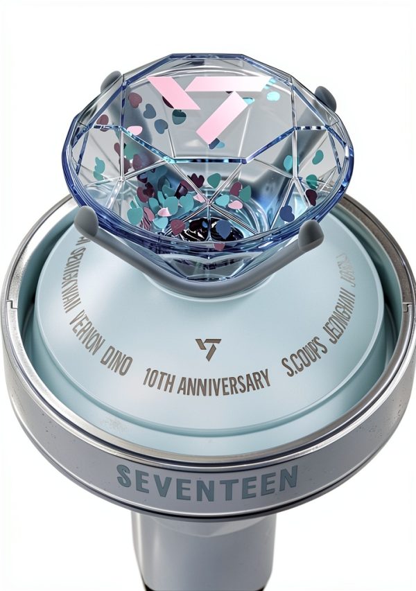 Dr Sayzer SEVENTEEN Lightstick Rose Quartz Serenity Colors-6