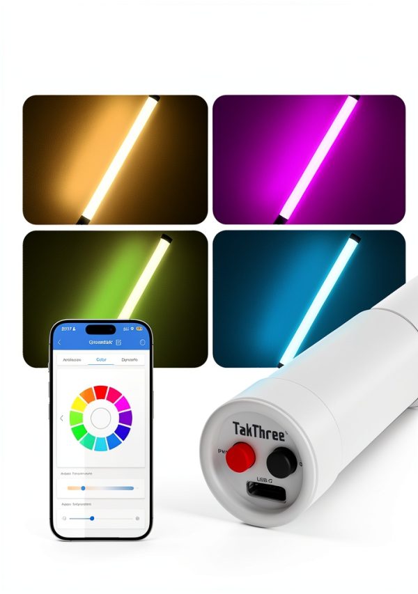 Smart Glow Stick TakThree Rechargeable Plastic-4