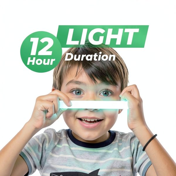 Glow Sticks HSGUS 25 Pack Green Plastic Emergency Glow Sticks-1