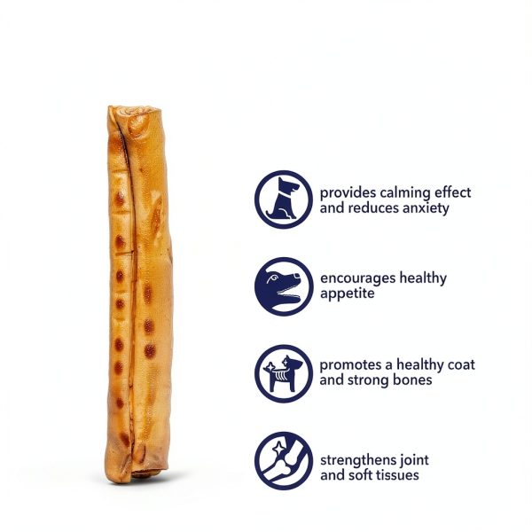 Pet Factory Beefhide Roll Chicken Flavor 15 Count Thick Natural Chew-4