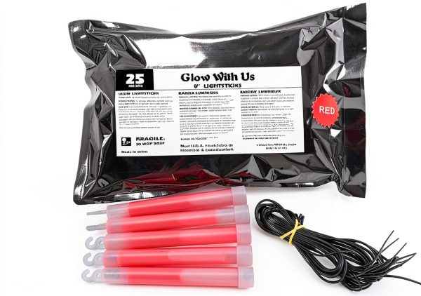 Glow With Us 25 Industrial Grade 6 Inch Glow Sticks Assorted-3
