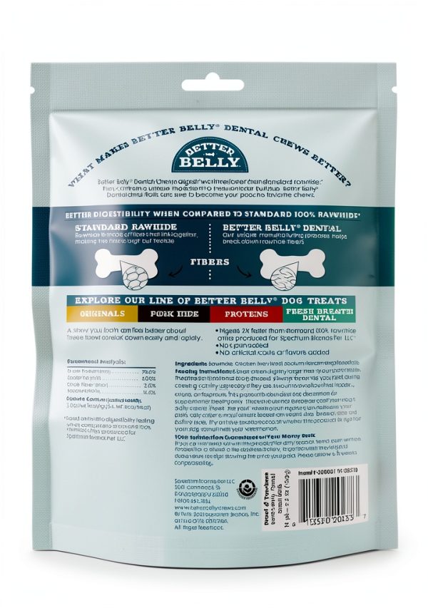Tetra Better Belly Dental Rolls Rawhide Chews Large & Small Packs-1