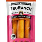 Rawhide Alternative Pork Skin Rolls M Pet Group Dog Chew All-Natural-0