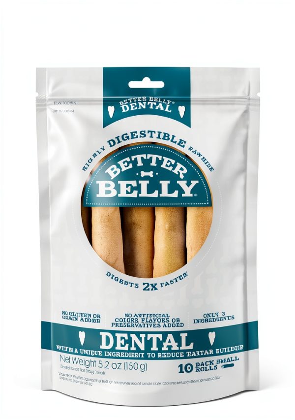 Tetra Better Belly Dental Rolls Rawhide Chews Large & Small Packs-0
