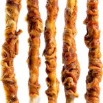 Butcher Shop Chicken and Rawhide Rolls Dog Treats 2 Pack 20 Rolls-0