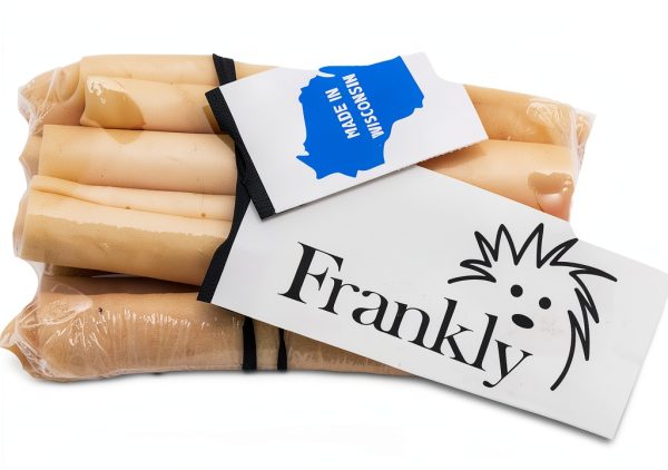 Frankly Beef Roll Wrap Chews 8 Small 5-6 Inch US Beef Treats USA Made-1