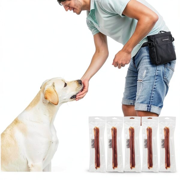 Collagen Treats Dogs - Amzey 10in Duck-Wrapped Rawhide Rolls, 5 pcs-6