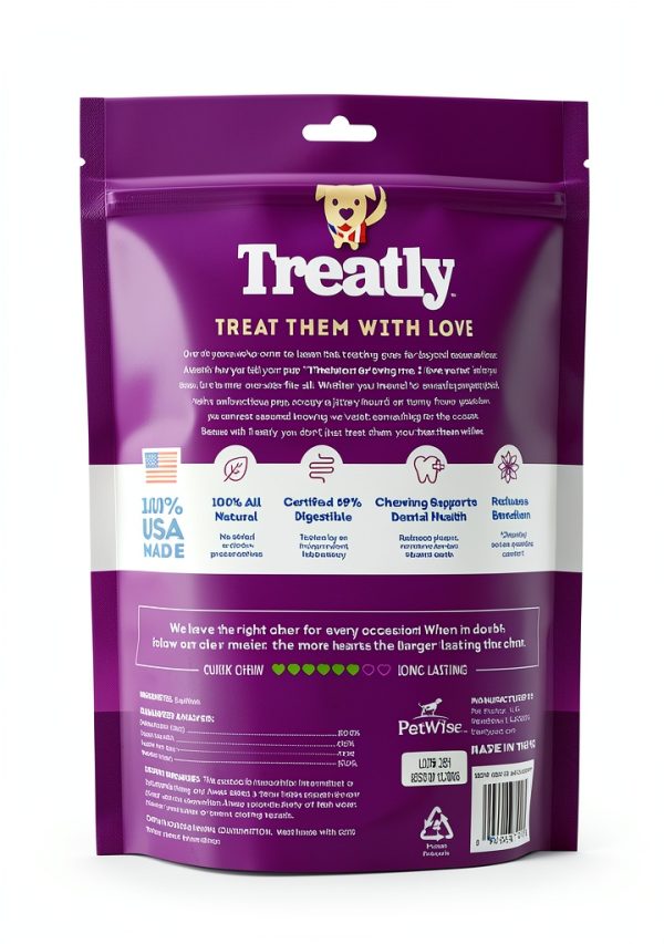 USA Beefhide Chip Rolls Treatly 5-6 in Natural Flavor 22 Count-1
