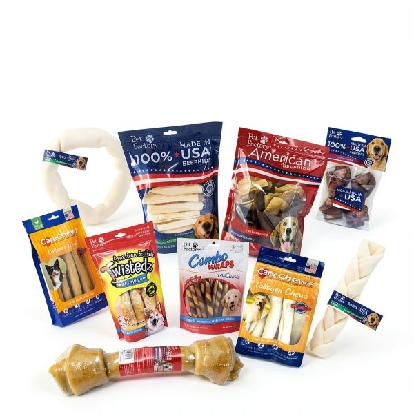 Pet Factory Beefhide Rolls Dog Chew Treats 8 Inch Beef Flavor 15 Count-9