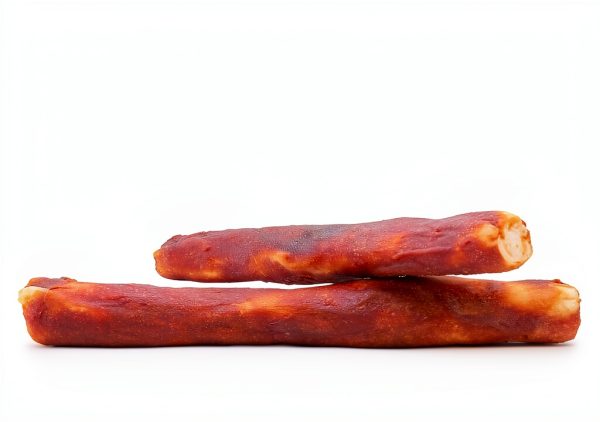 Collagen Treats Dogs - Amzey 10in Duck-Wrapped Rawhide Rolls, 5 pcs-2