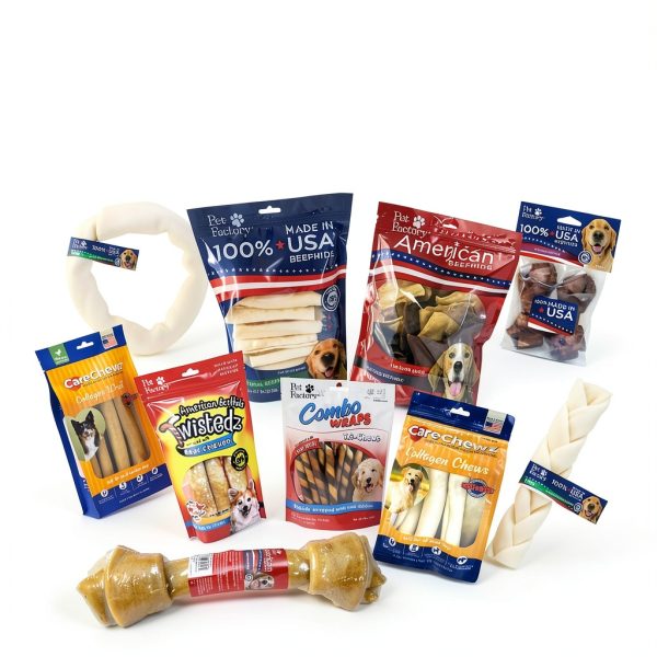 Pet Factory Beefhide Rolls 8 Inch Natural Flavor Chew Treats 15 Count-9