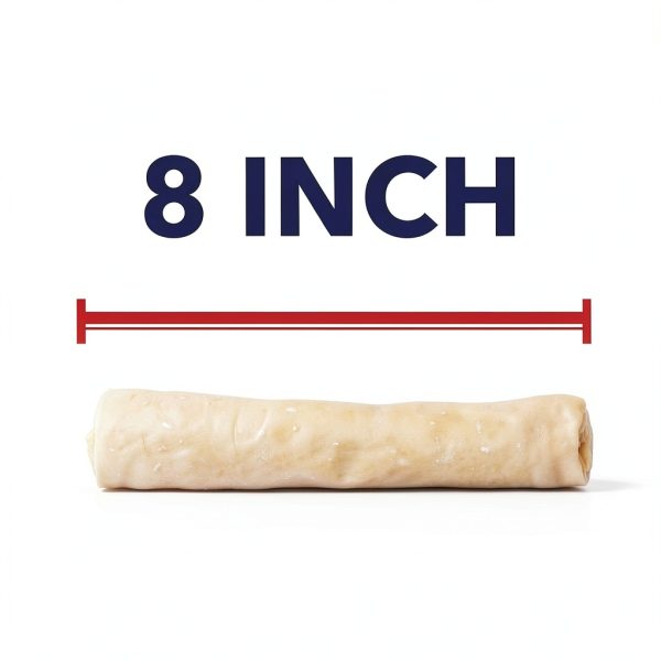 Pet Factory Beefhide Rolls 8 Inch Natural Flavor Chew Treats 15 Count-2