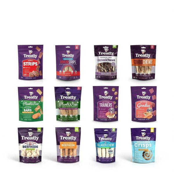 USA Collagen Rolls Treatly Treats 9-10 Inch Natural Flavor 4 Count-8